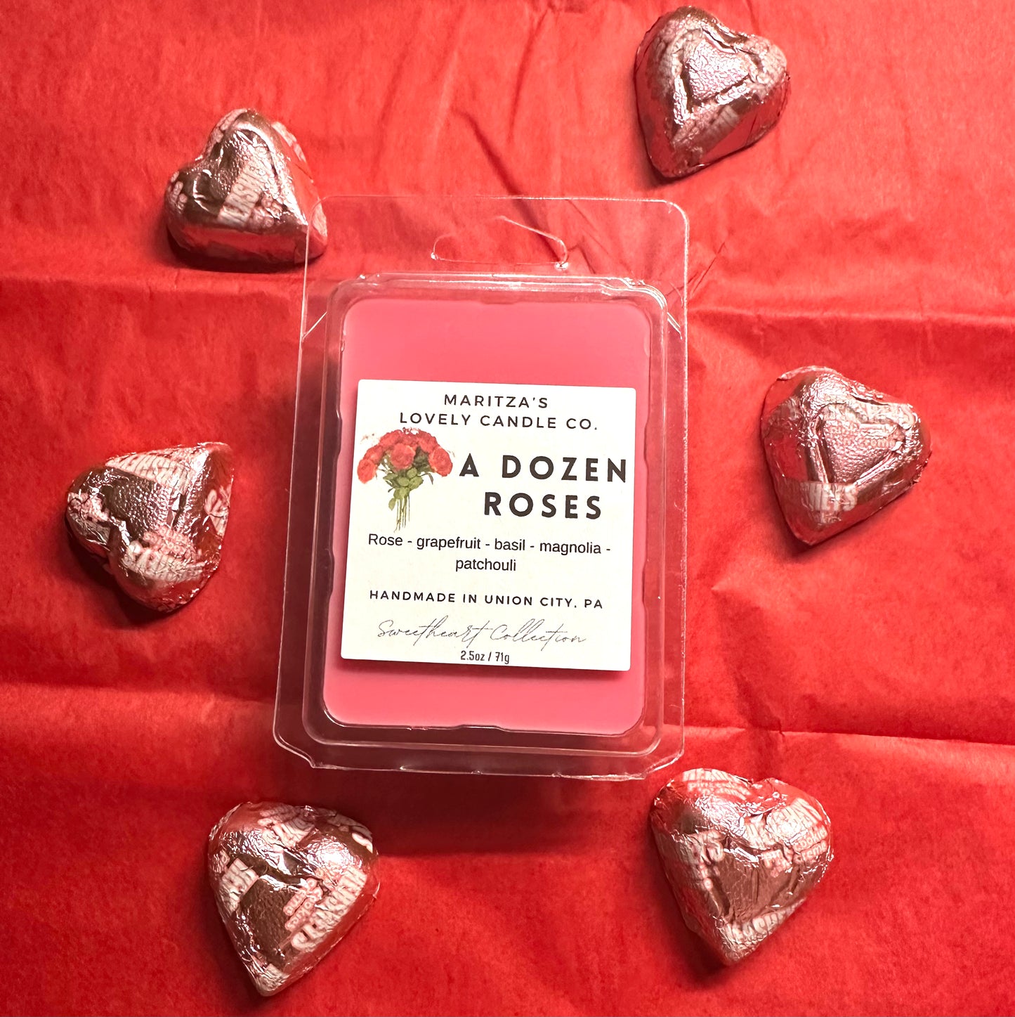 A Dozen Roses 2.5oz Wax Melt