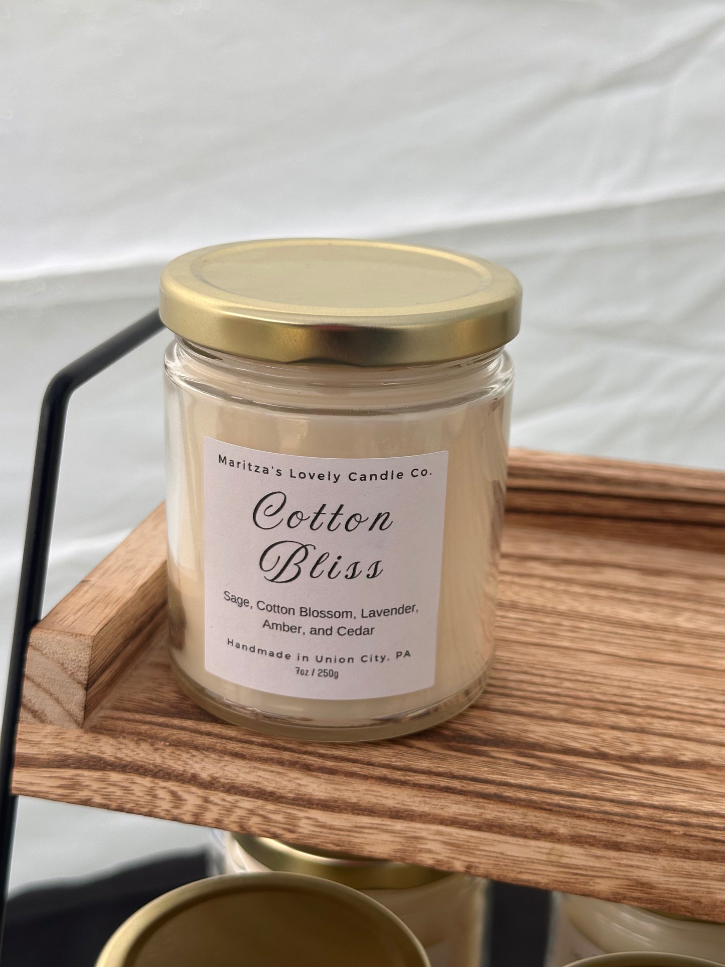 Cotton Bliss 7oz Soy Candle