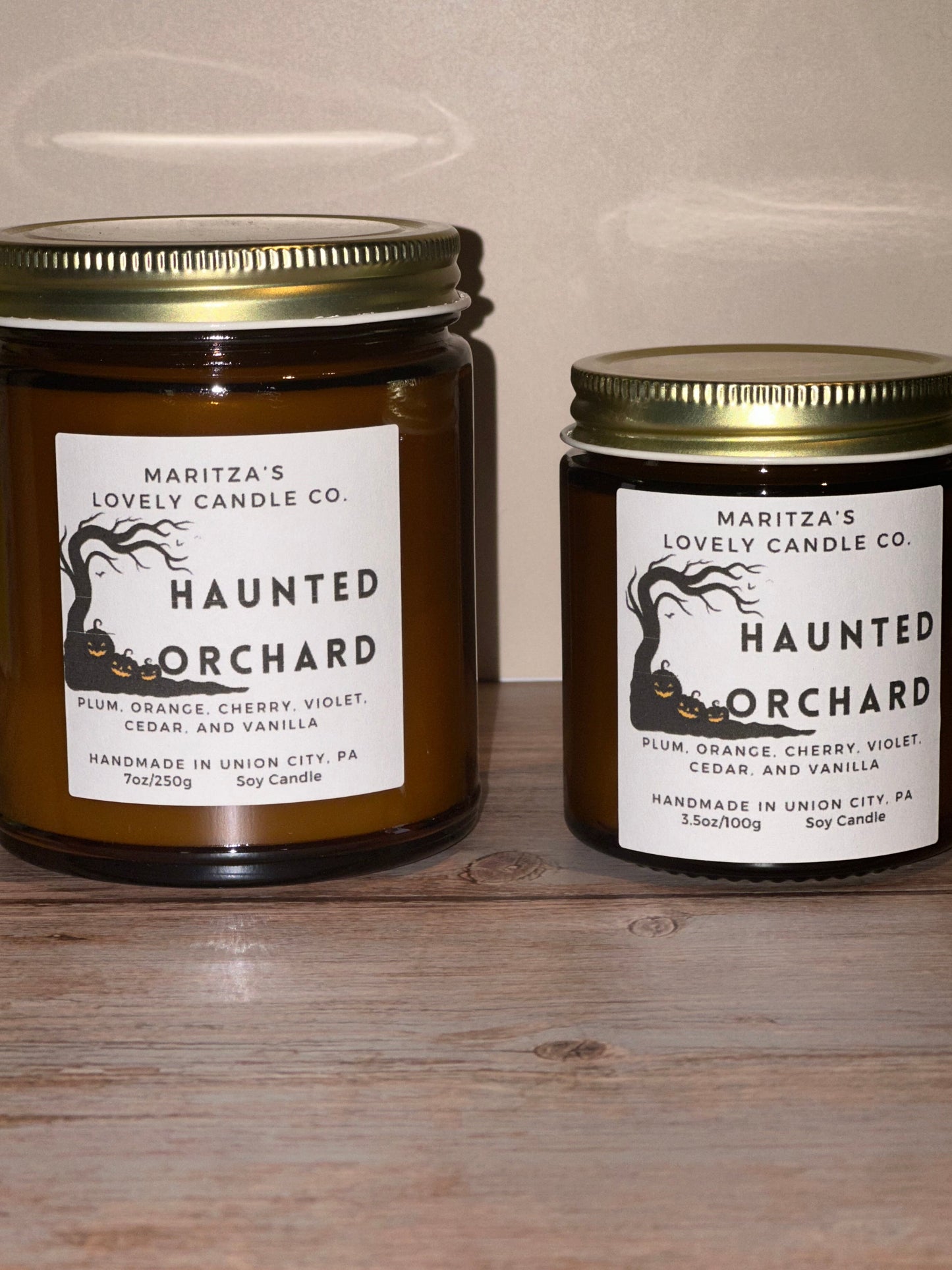 Haunted Ochard Fall Candle