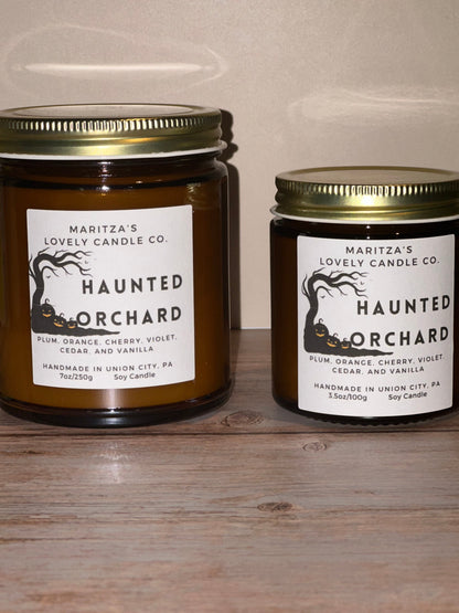 Haunted Ochard Fall Candle