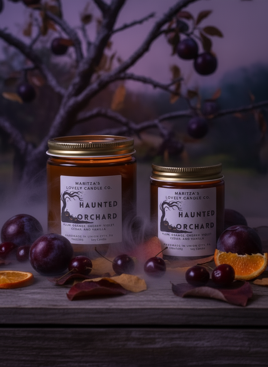 Haunted Ochard Fall Candle