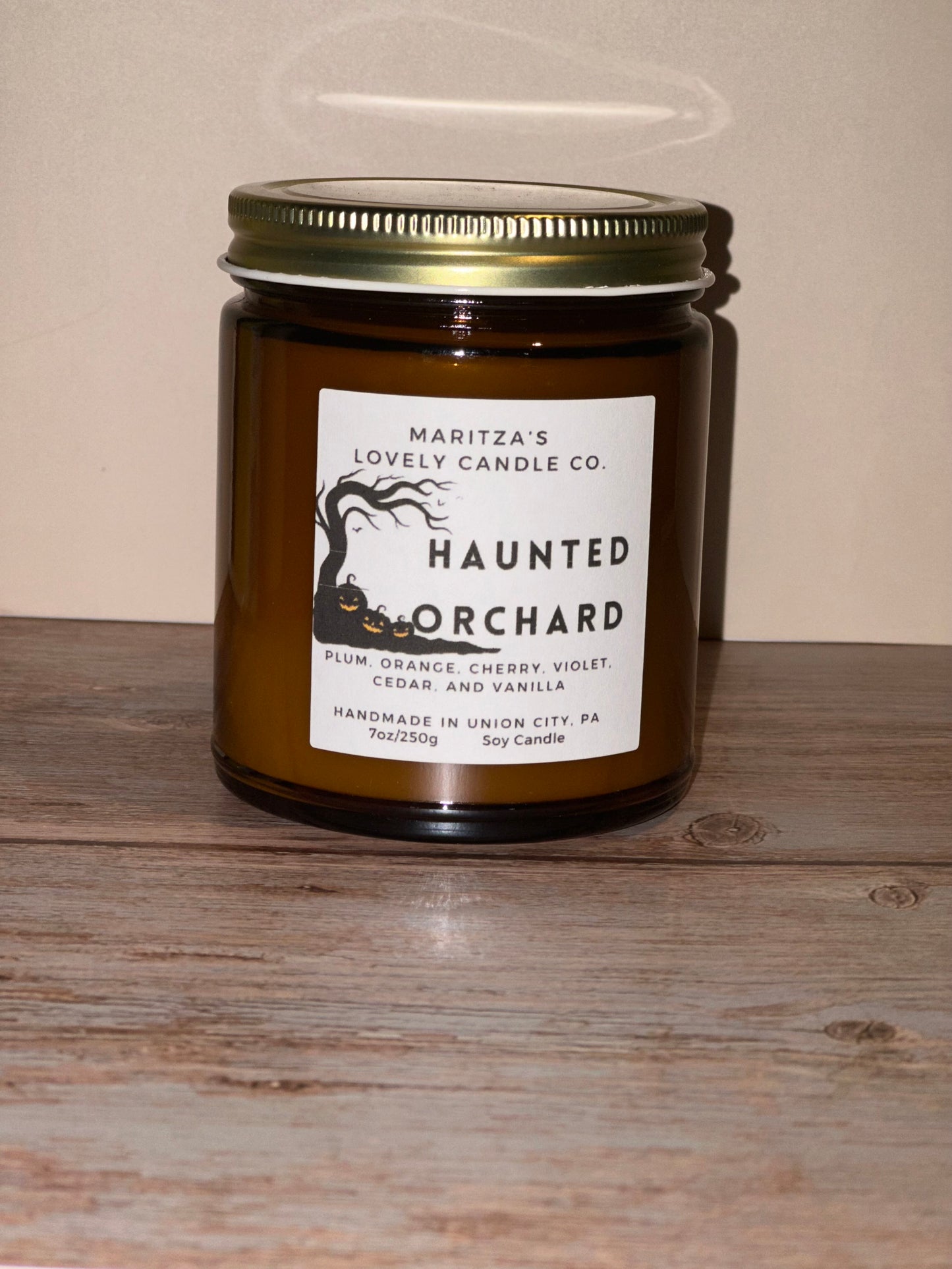 Haunted Ochard Fall Candle