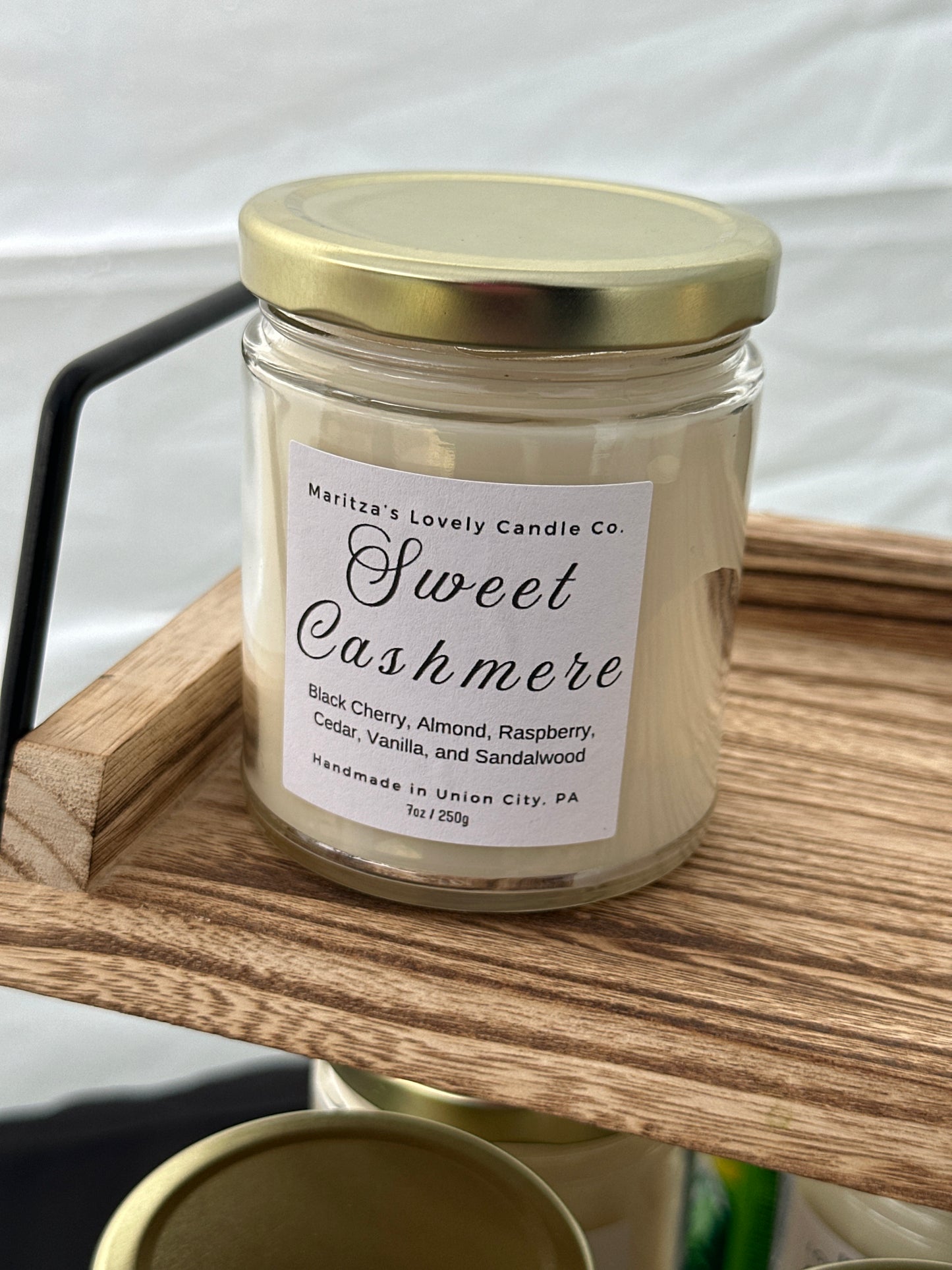 Sweet Cashmere 7oz Soy Candle