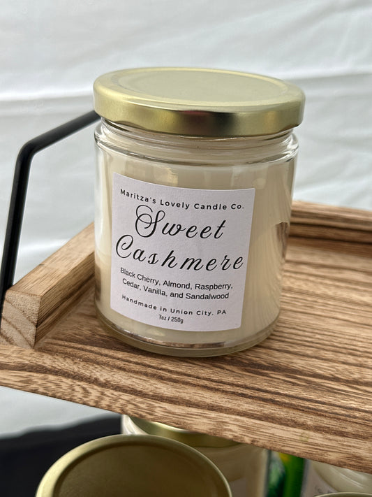 Sweet Cashmere 7oz Soy Candle