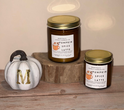 Pumpkin Spice Latte Fall Candle