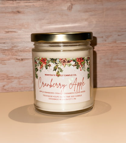 Cranberry Apple Soy Candle