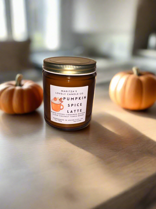 Pumpkin Spice Latte Fall Candle