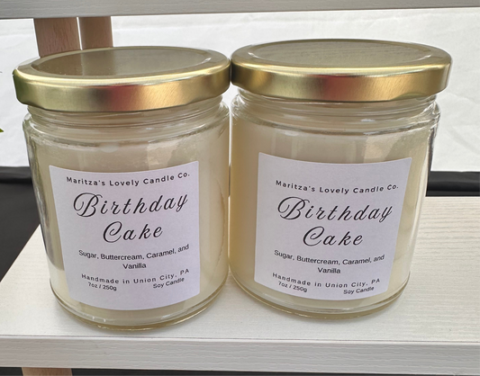 Birthday Cake 7oz Soy Candle