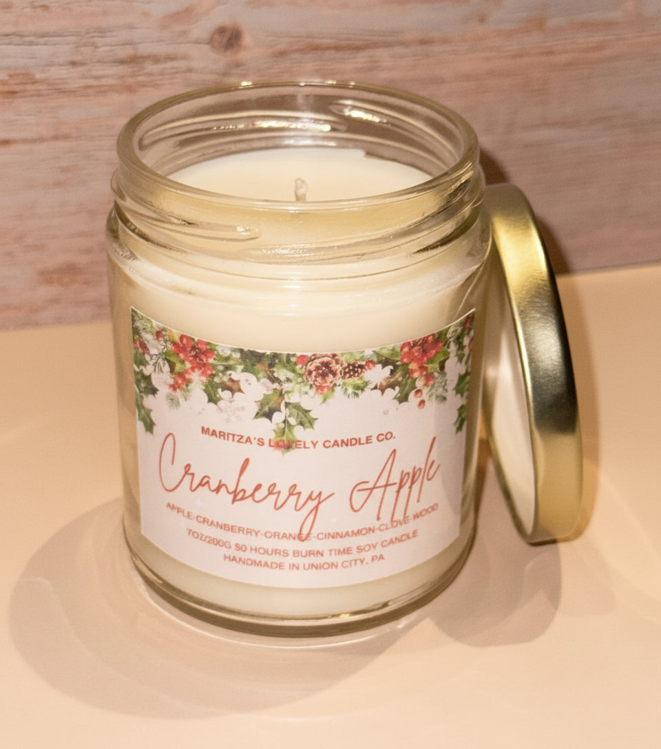 Cranberry Apple Soy Candle