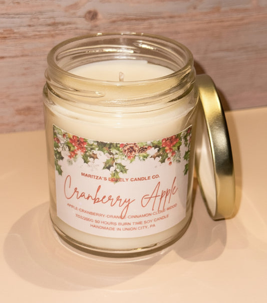Cranberry Apple Soy Candle