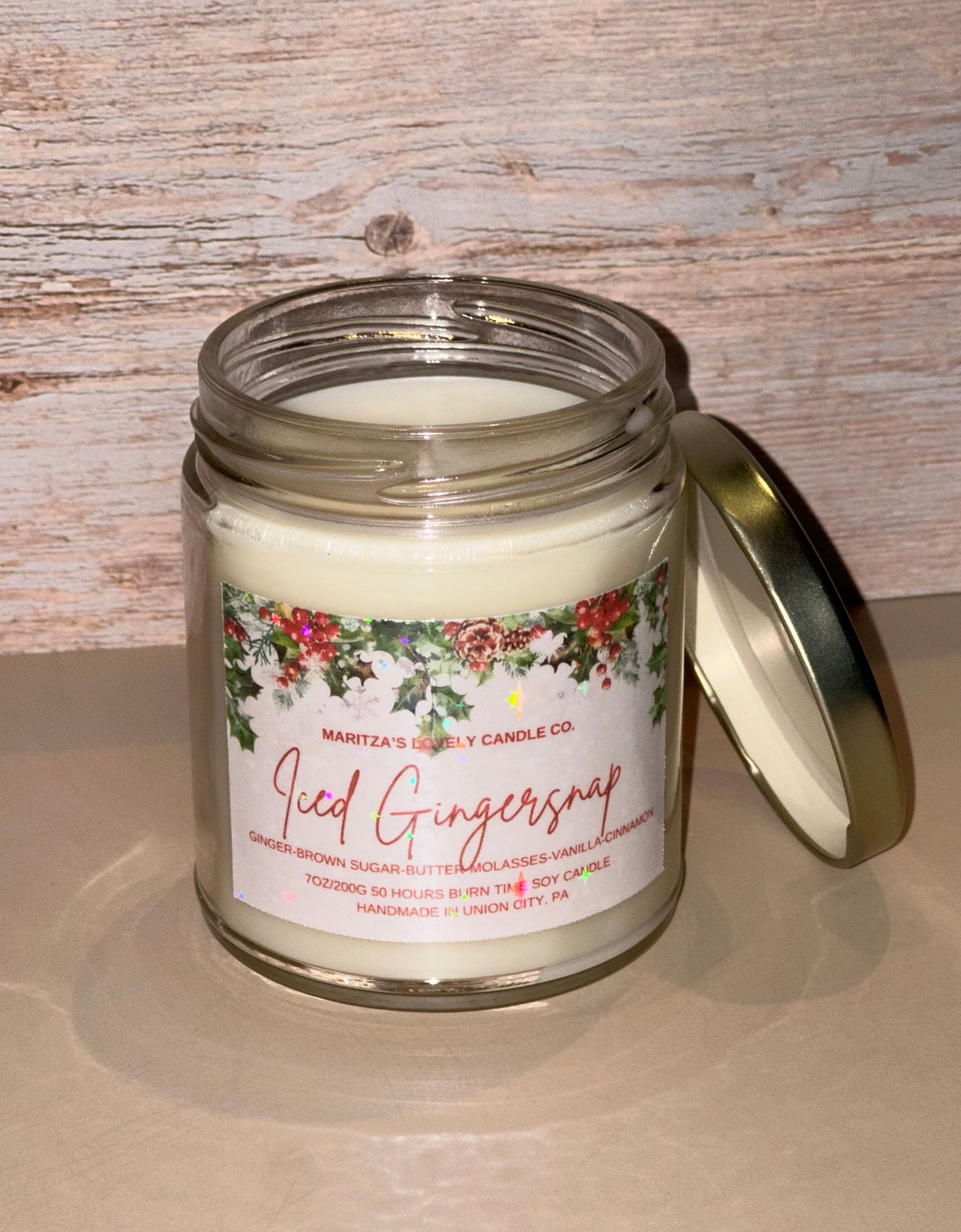 Iced Gingersnap Soy Candle