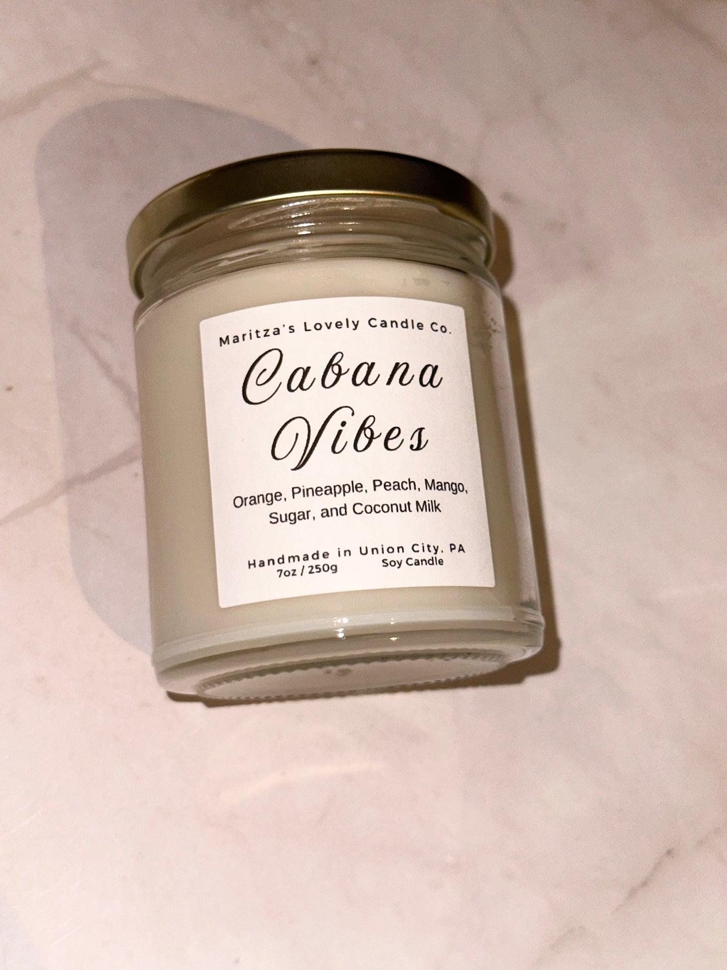 Cabana Vibes 7oz Soy Candle