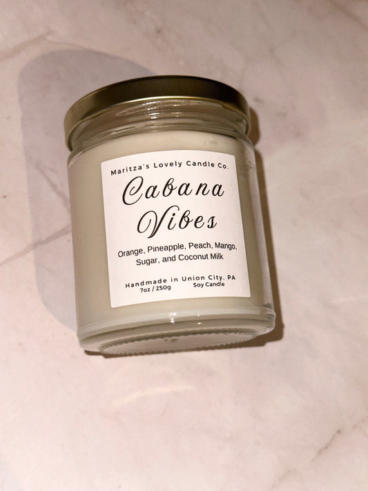 Cabana Vibes 7oz Soy Candle
