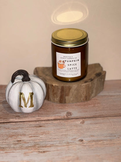 Pumpkin Spice Latte Fall Candle