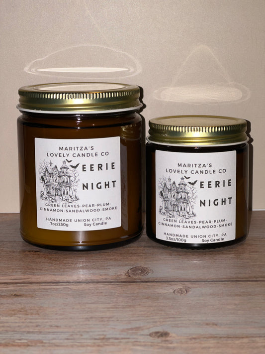 Eerie Night Fall Candle