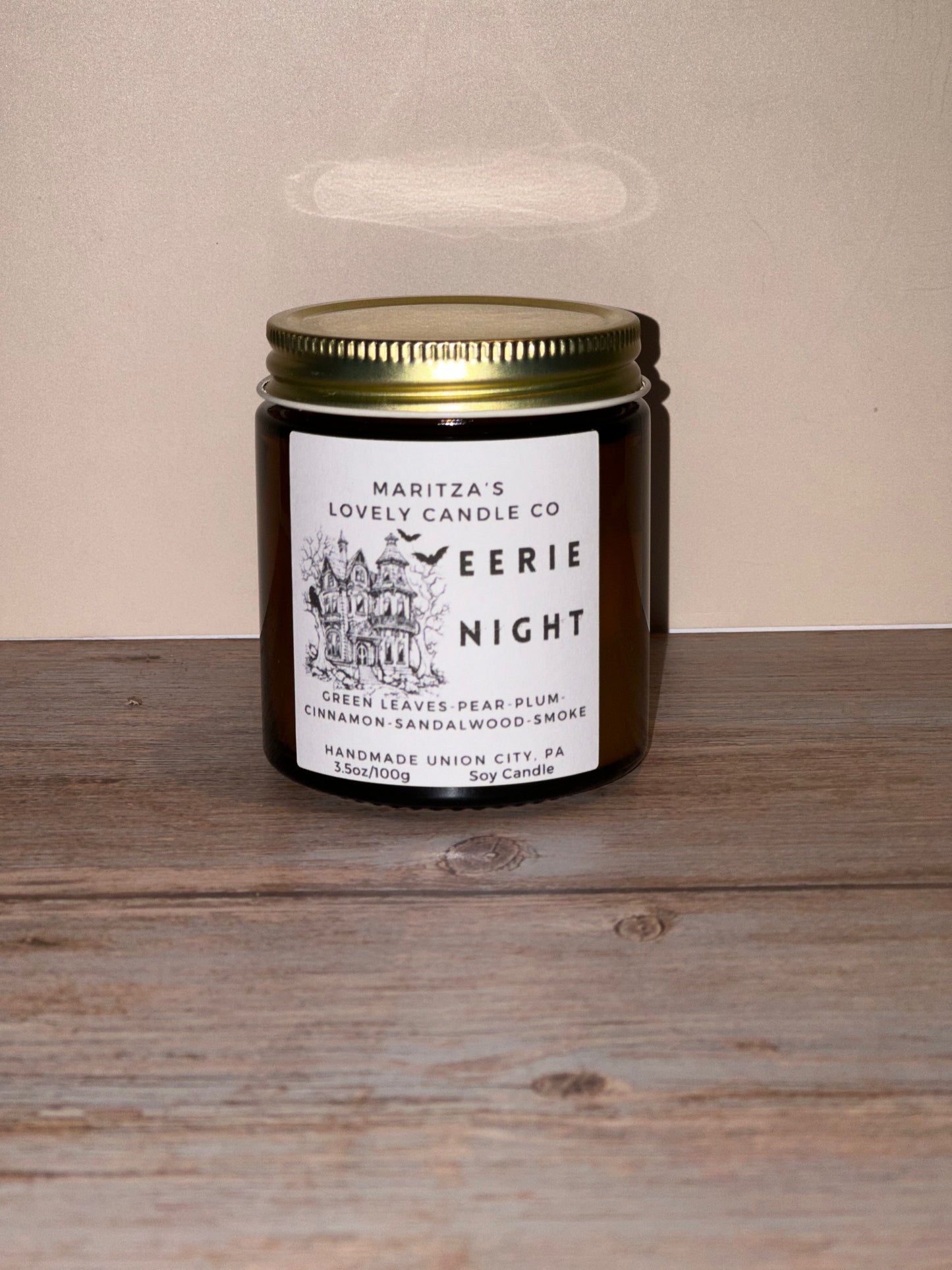Eerie Night Fall Candle