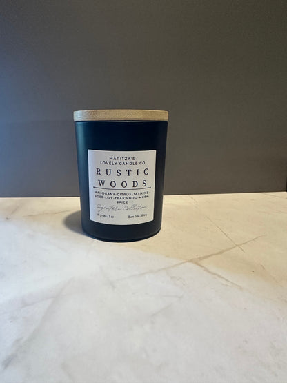 Rustic Woods 5oz Soy Candle