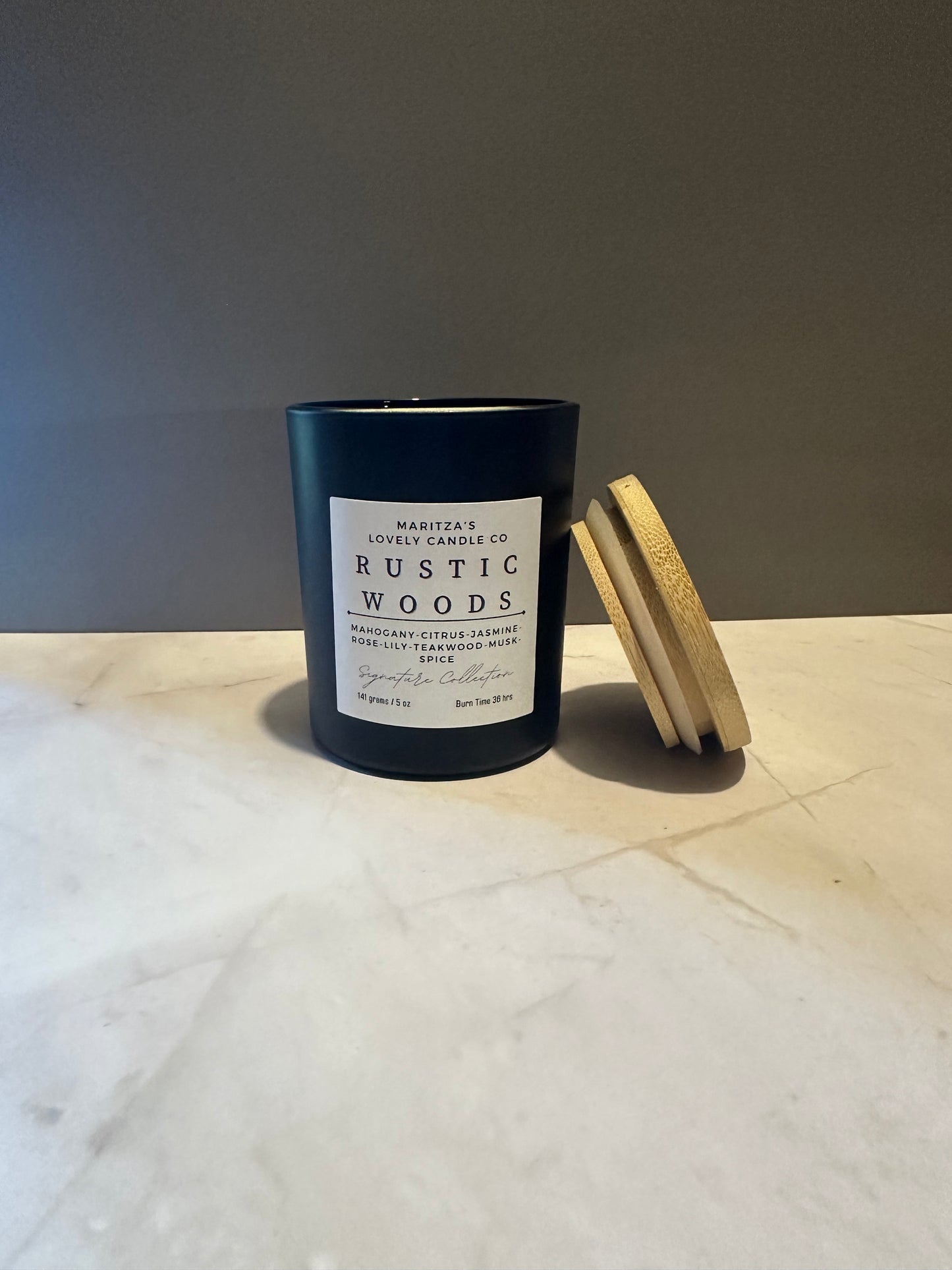 Rustic Woods 5oz Soy Candle