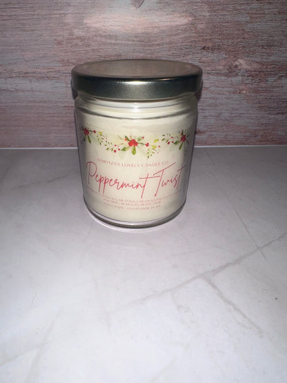 Peppermint Twist 7oz Soy Candle