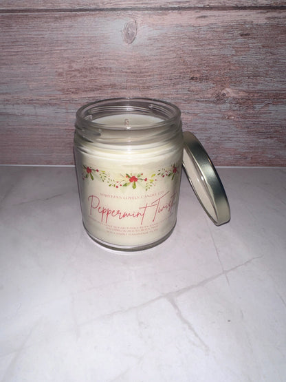 Peppermint Twist 7oz Soy Candle