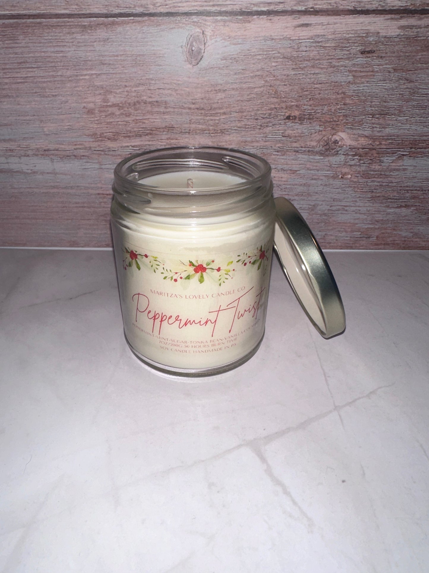 Frosted Evergreen 4oz Soy Candle