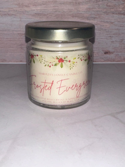 Frosted Evergreen 4oz Soy Candle