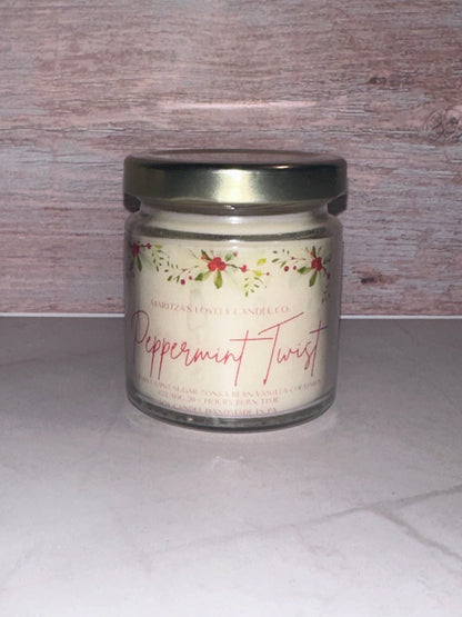 Peppermint Twist 4oz Soy Candle