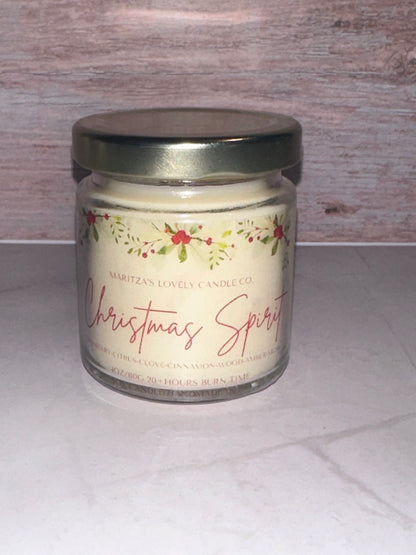 Christmas Spirit 4oz Soy Candle