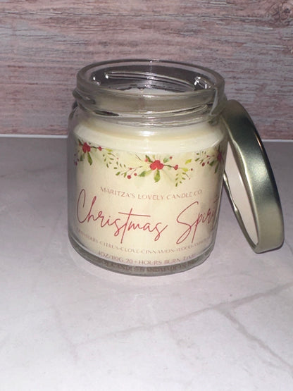 Christmas Spirit 4oz Soy Candle