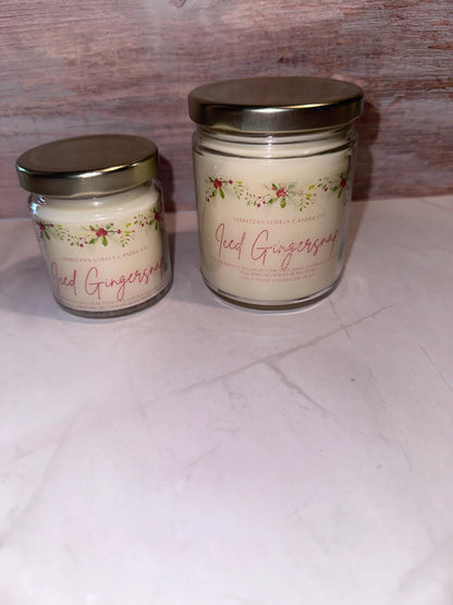 Iced Gingersnap 7oz Soy Candle